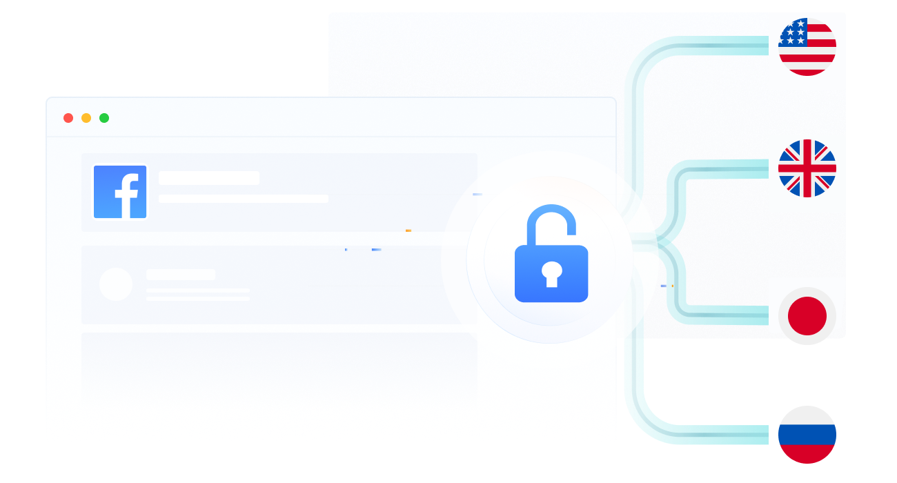 Massively scraping real-time Facebook data without being
                        blocked